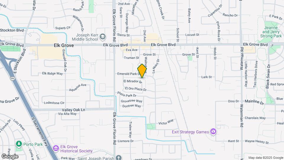 8973 El Mirador Dr Map and Location Details