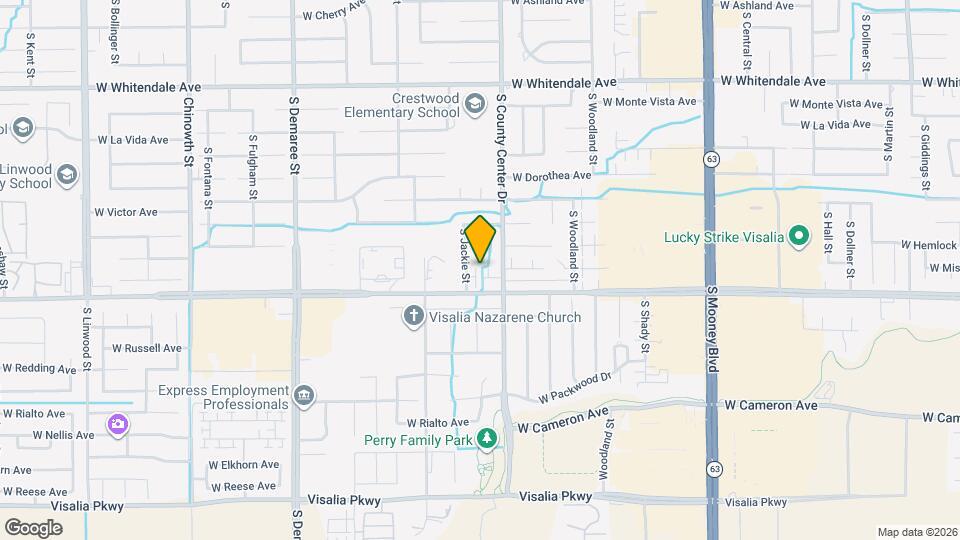 3523 S County Center Dr Map and Location Details