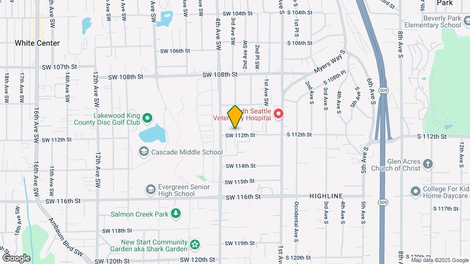11060 4th Ave SW Map and Location Details