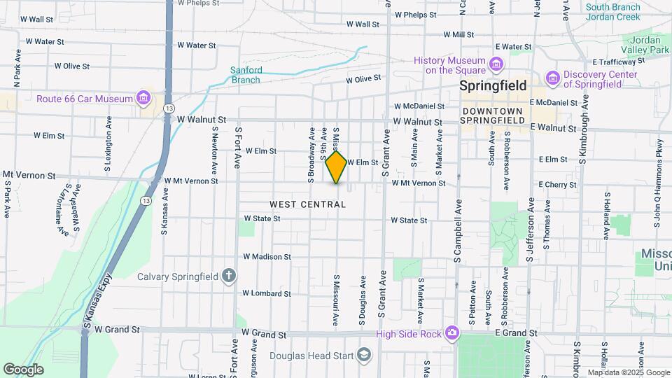 609 S Missouri Ave Map and Location Details