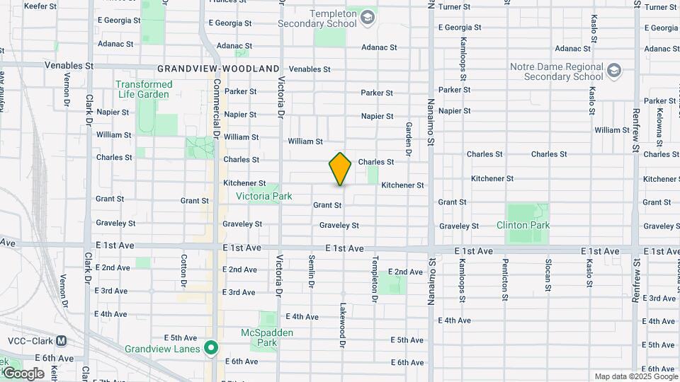 2072 Kitchener St Map and Location Details