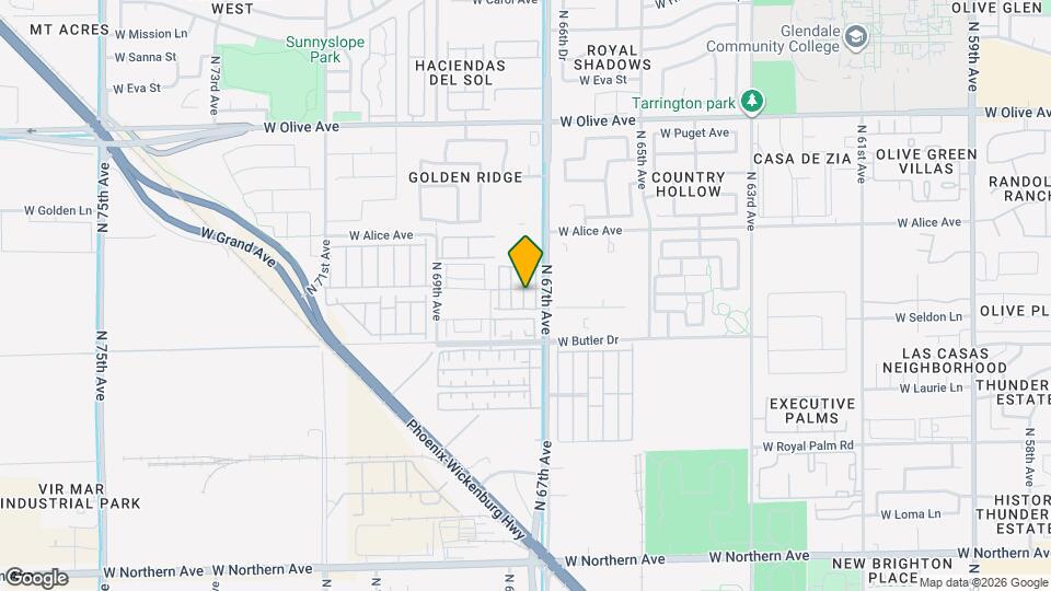 8625 N 67th Ln Mapa y Detalles de la Ubicación