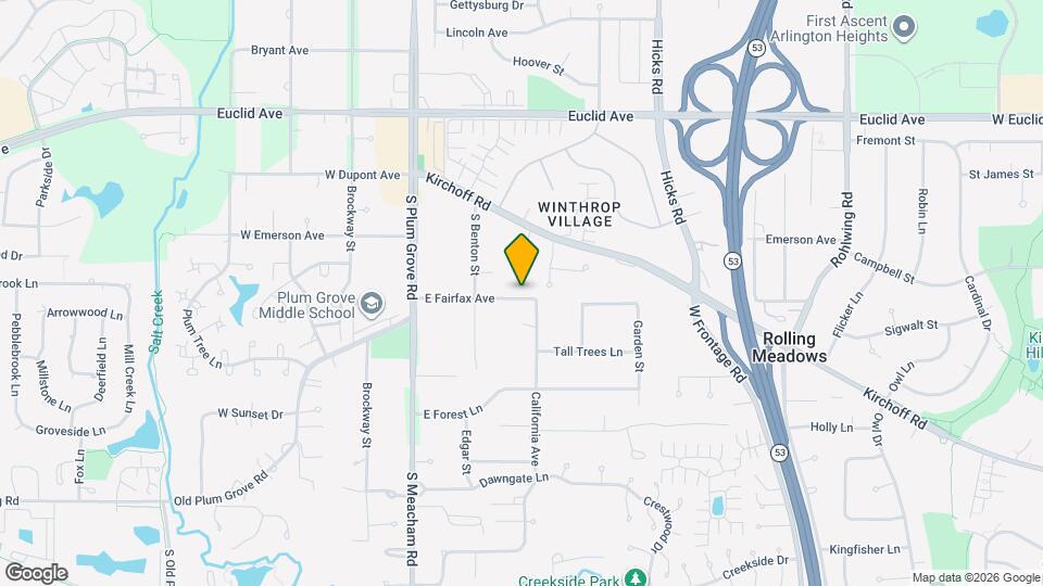 4530 E Fairfax Ave Map and Location Details