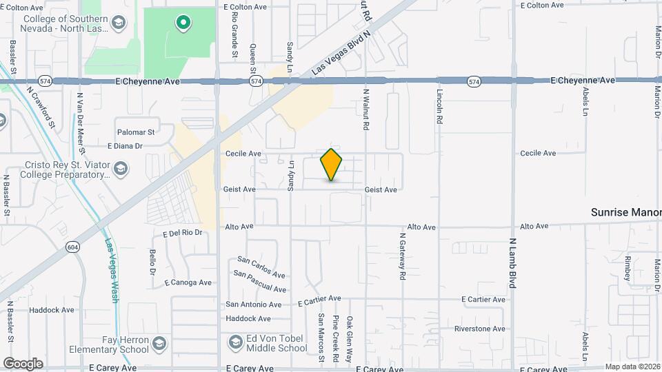 3805 Soda Springs Dr Map and Location Details