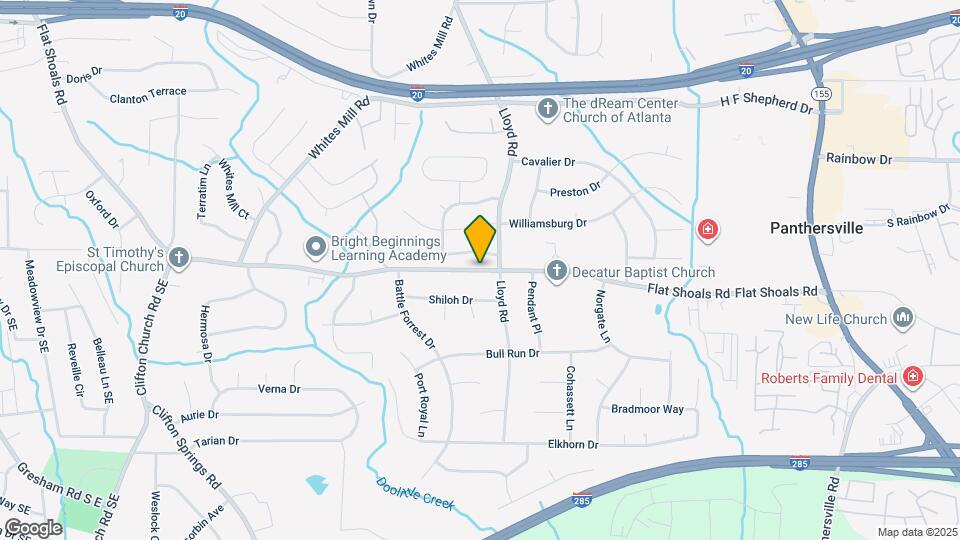 3148 Flat Shoals Rd Map and Location Details