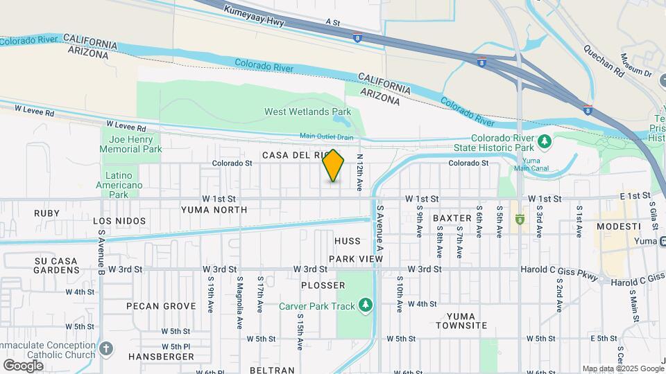 122 N 13th Ave Map and Location Details