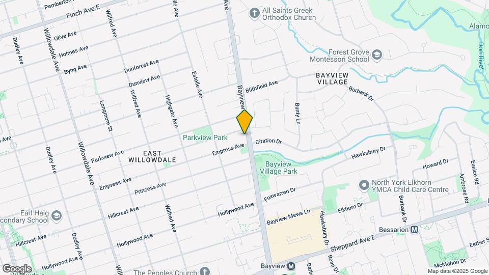 438 Empress Av Map and Location Details