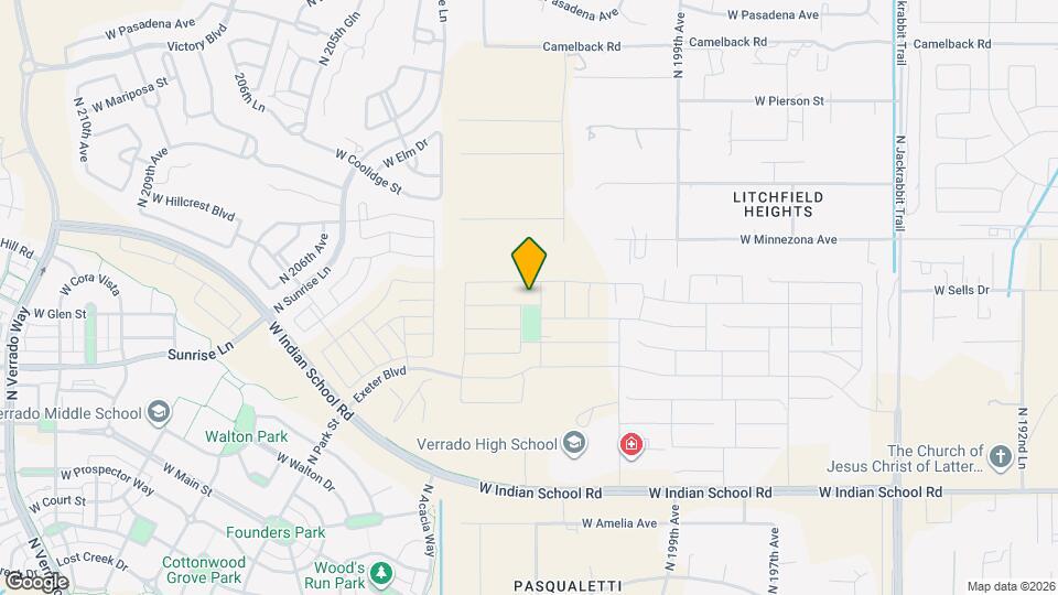 20166 W Roma Ave Map and Location Details