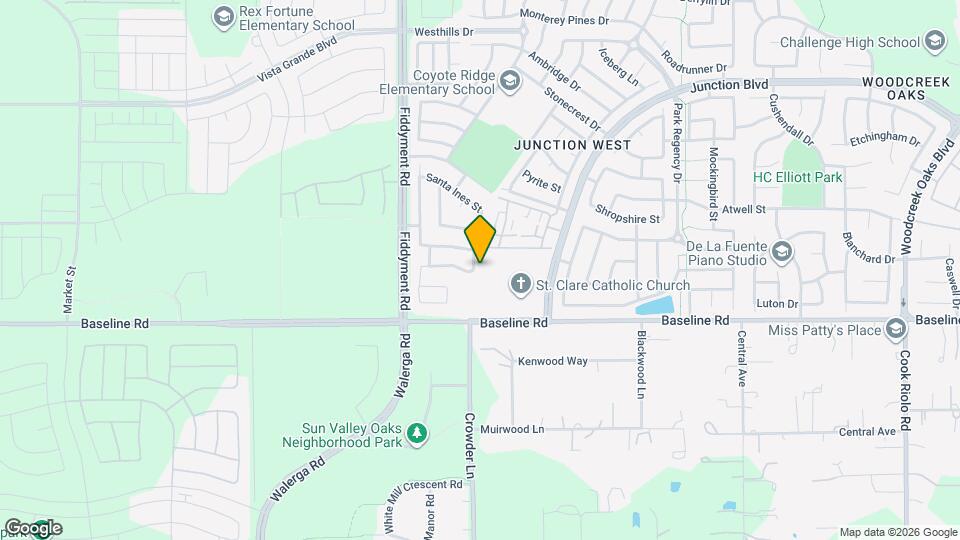 1892 Santa Ines St Map and Location Details