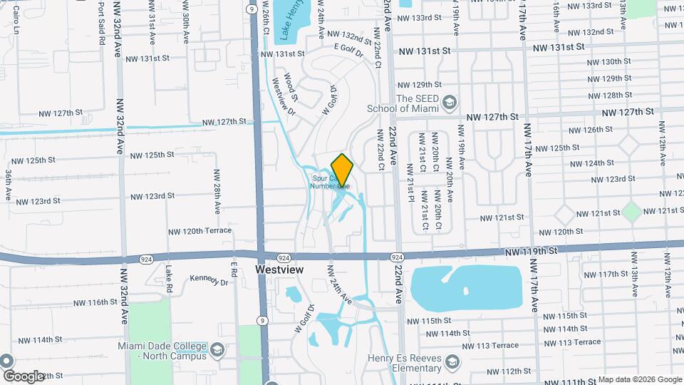 2347 NW 122nd Ter Map and Location Details