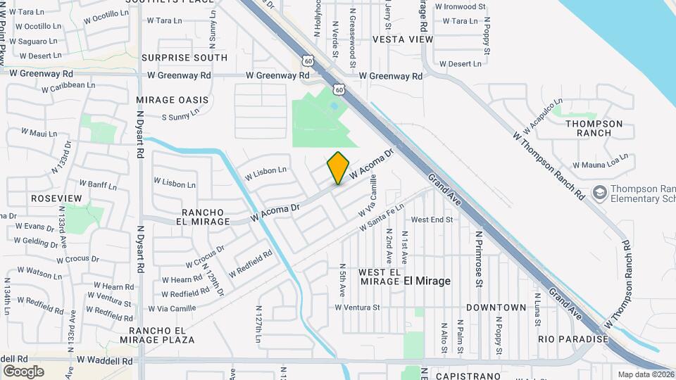 12470 W Hearn Rd Map and Location Details