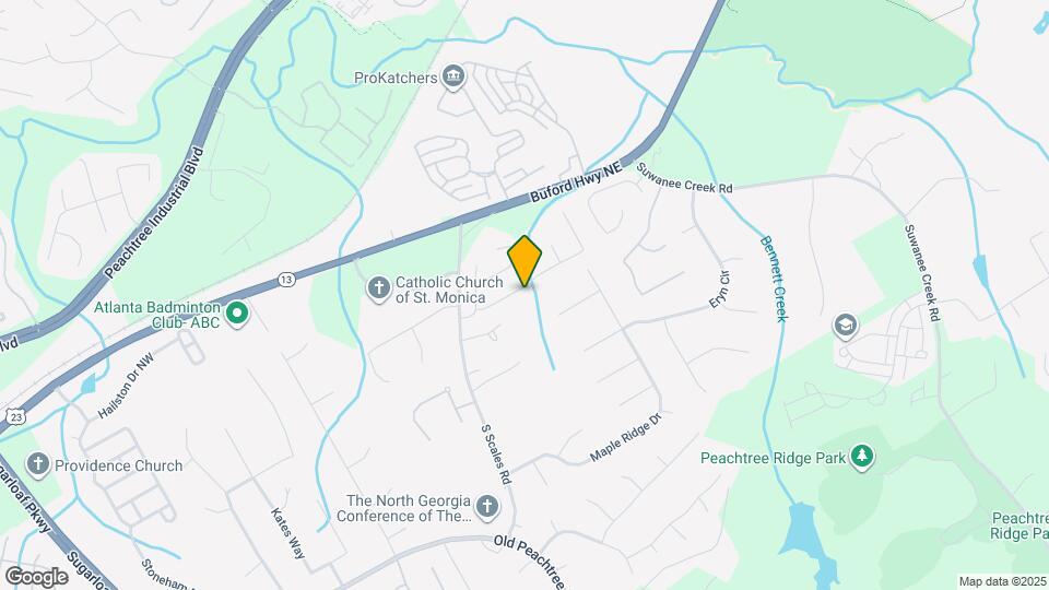 1590 Highland Farm Dr Map and Location Details