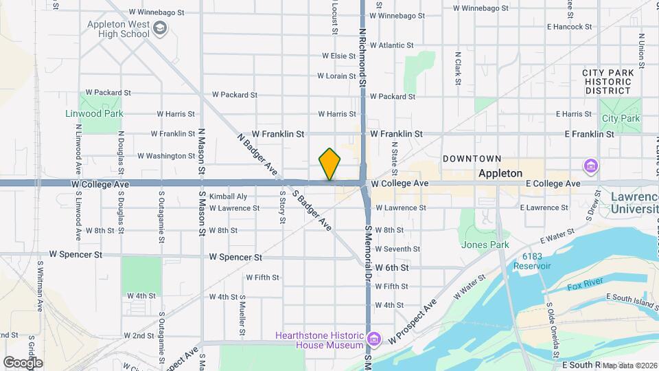 807 W College Ave, Unit Apartment 1 Map and Location Details