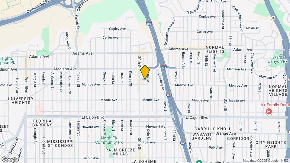 3030 Monroe Ave Map and Location Details