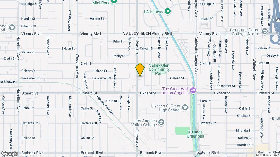 6064 Fulton Ave Map and Location Details