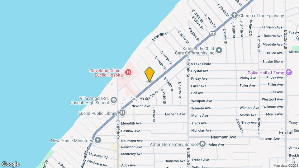19173 Lakeshore Blvd Map and Location Details