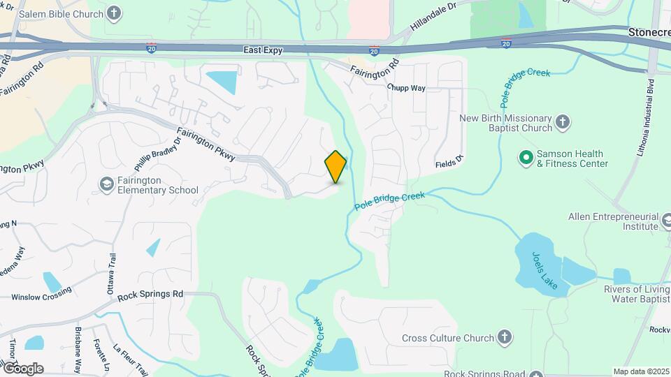 6102 Fairington Club Dr Map and Location Details