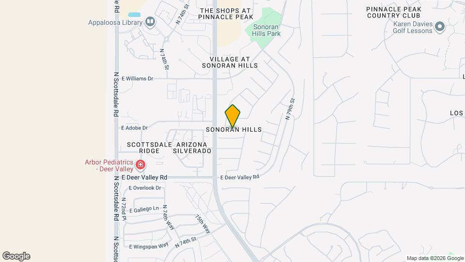 7647 E Los Gatos Dr Map and Location Details
