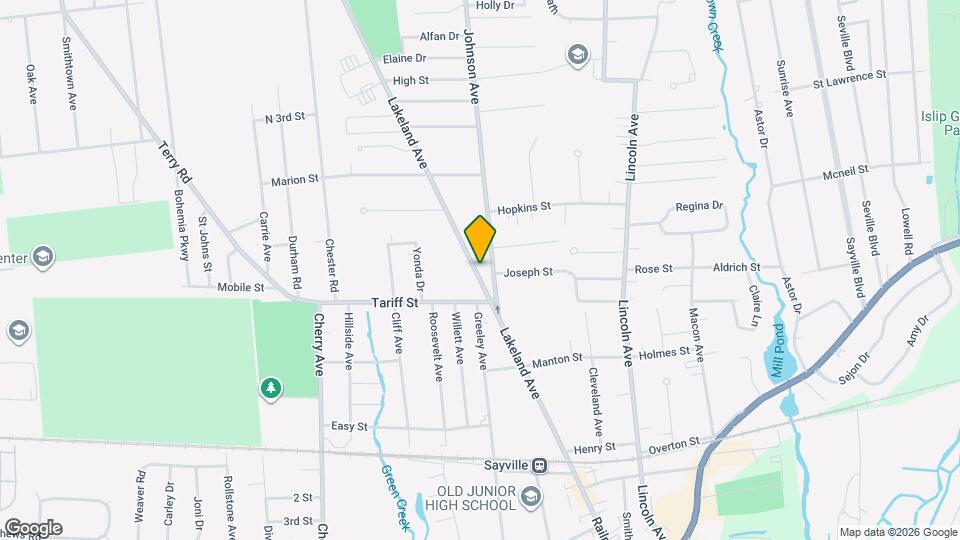 195 Lakeland Ave Map and Location Details