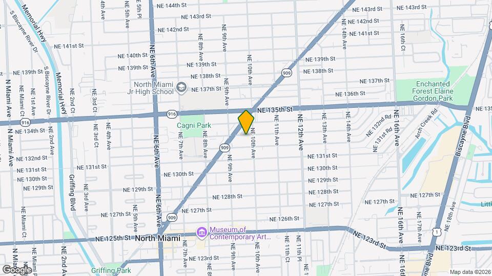 970 NE 133rd St Map and Location Details