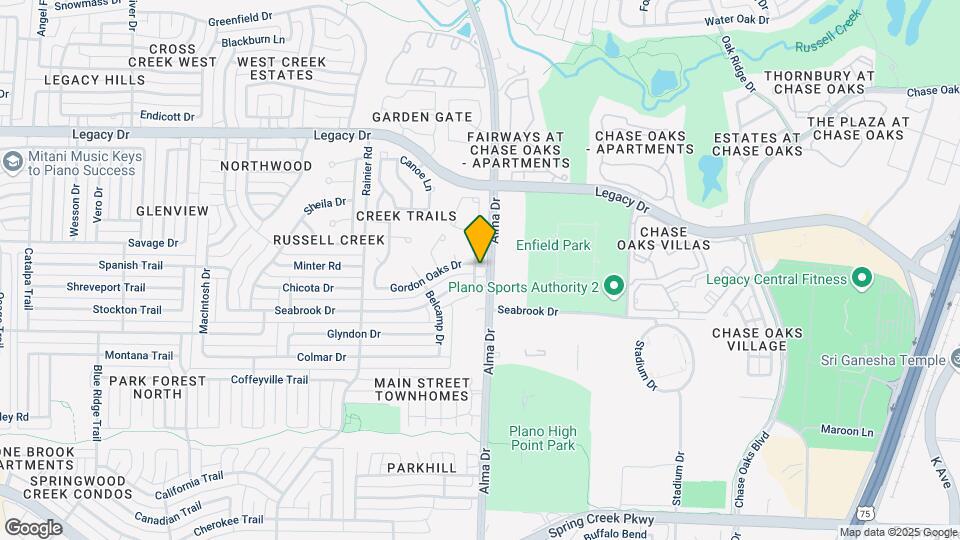 6704 Bellehaven Dr Map and Location Details
