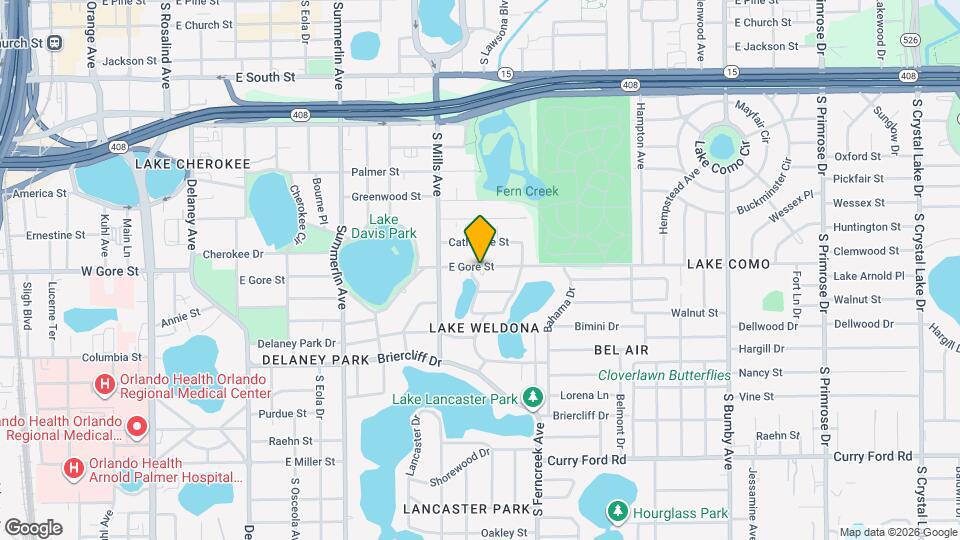 1314 E Gore St Map and Location Details