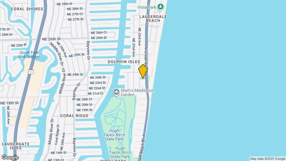 2011 N Ocean Blvd, Unit 1605 Map and Location Details