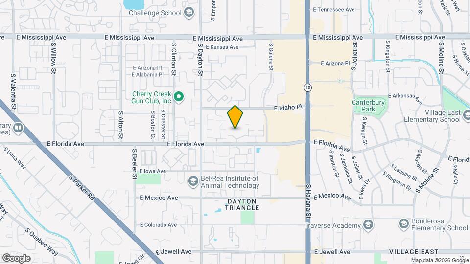 9913 E Carolina Cir Map and Location Details