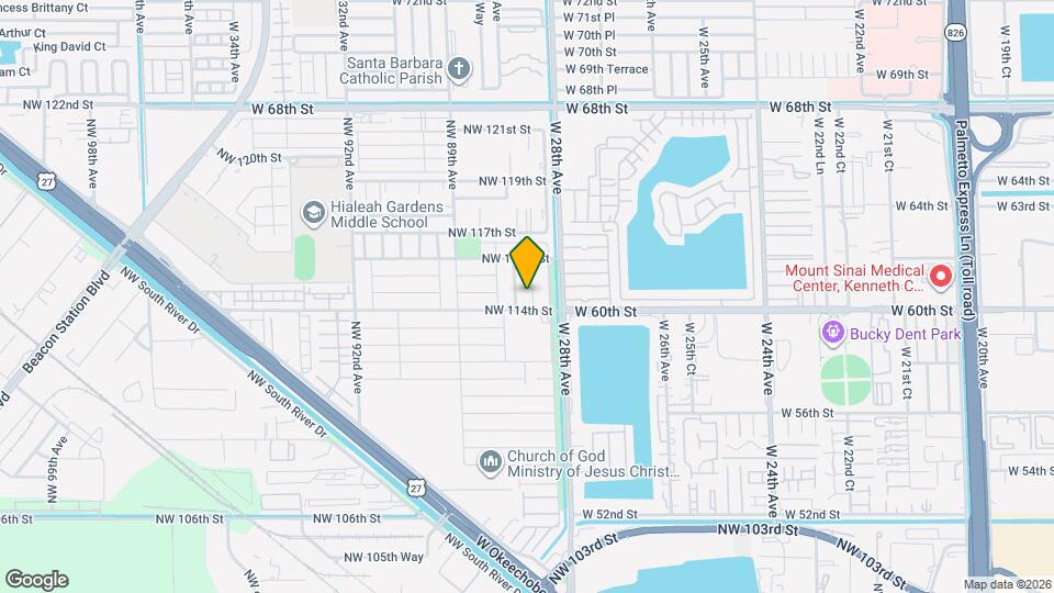 11432 NW 87th Pl Map and Location Details
