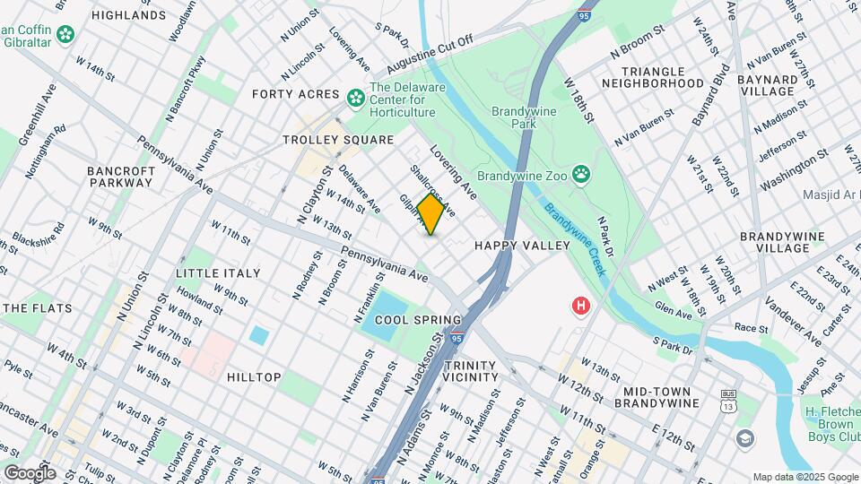 1301 N Harrison St Map and Location Details