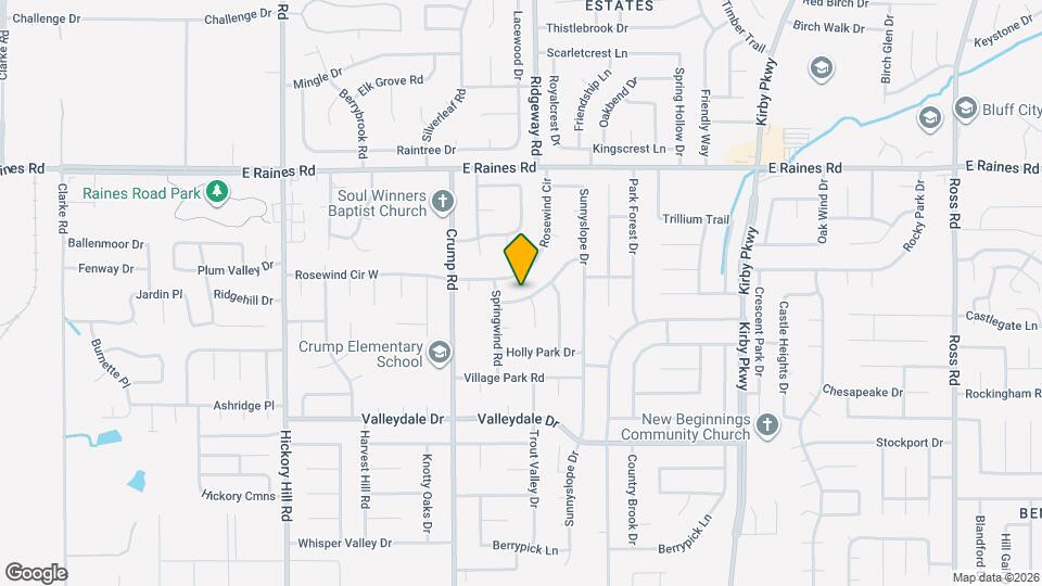 6192 Cranbury Park Dr Map and Location Details