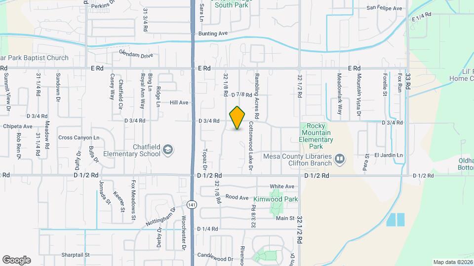 3221 Chipeta Ct Map and Location Details