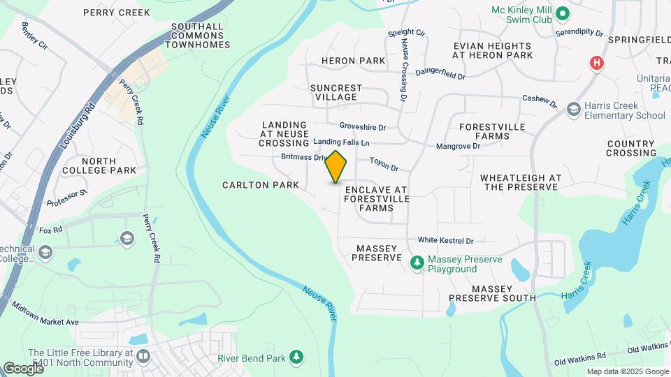 3633 Massey Ridge Ct Mapa y Detalles de la Ubicación
