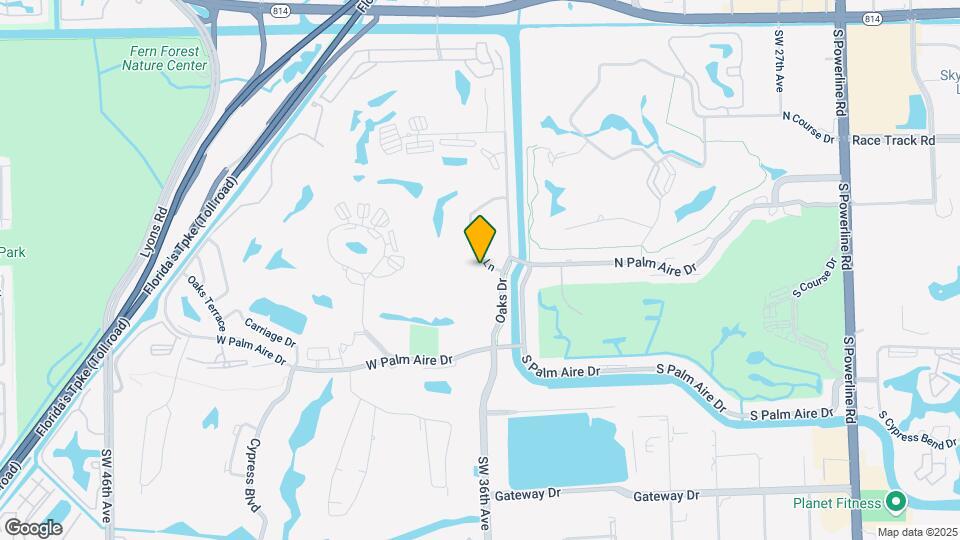 575 Oaks Ln Map and Location Details