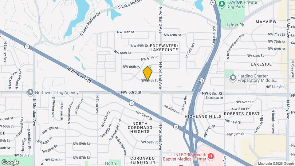 3724 NW 64th St Map and Location Details