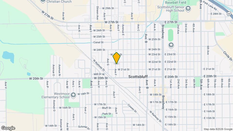 2115 Ave F Map and Location Details