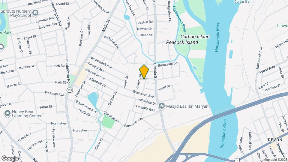 95 Horace St Map and Location Details