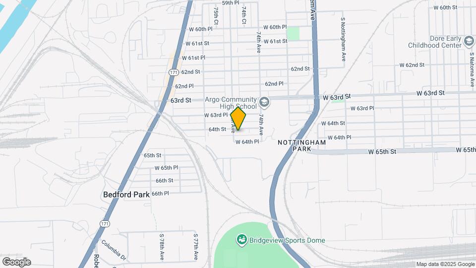 7457 64th St Map and Location Details