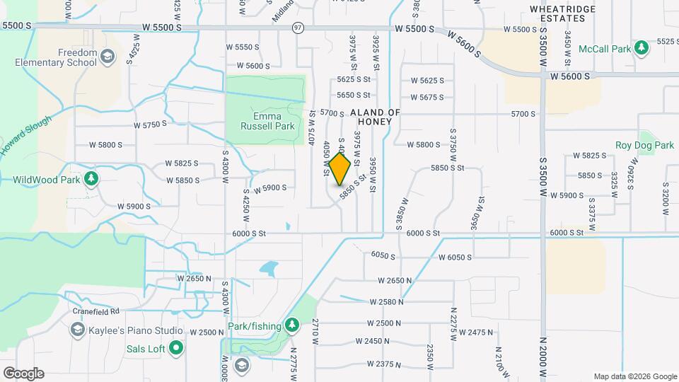 5845 S 4025 W, Unit 1 Map and Location Details