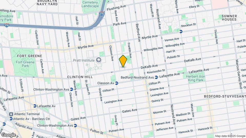 461 Dekalb Ave Map and Location Details