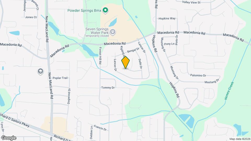 3160 Kipling Dr Map and Location Details