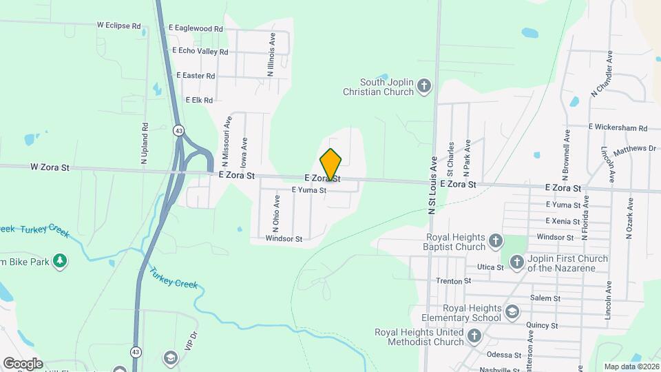 1127-1129 E Yuma St Map and Location Details