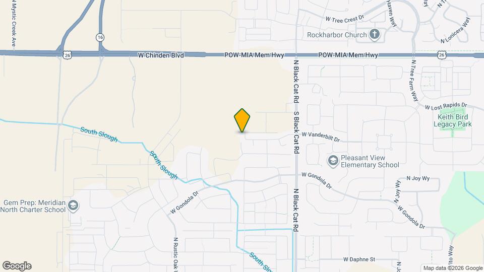 5865 N Willowside Ave Map and Location Details