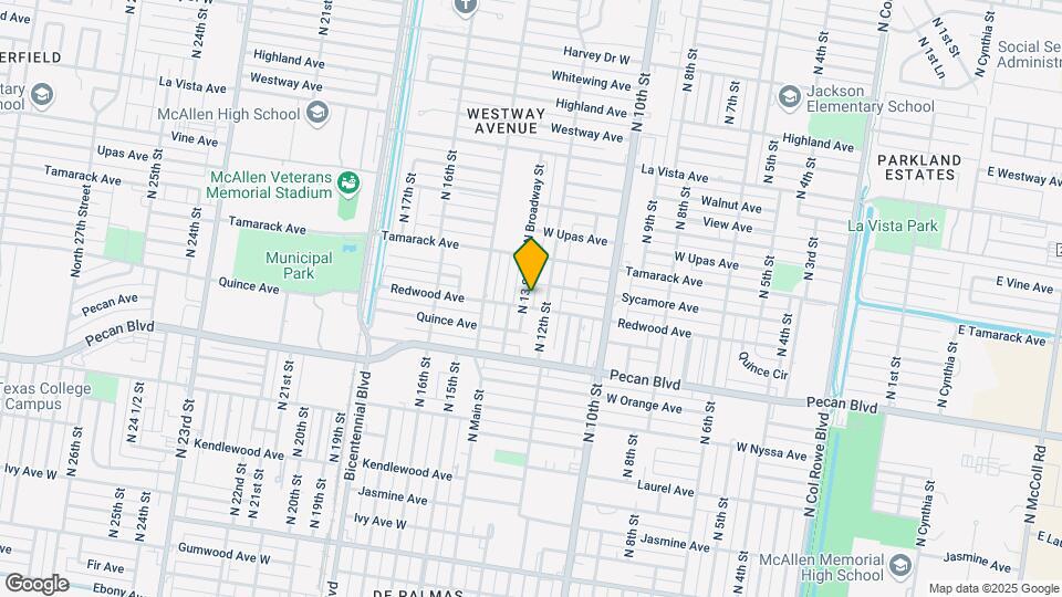 1804 N Broadway St Map and Location Details