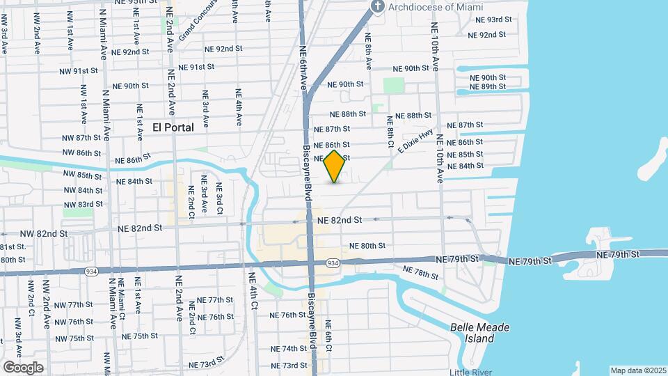 662-666 NE 83rd Ter Map and Location Details