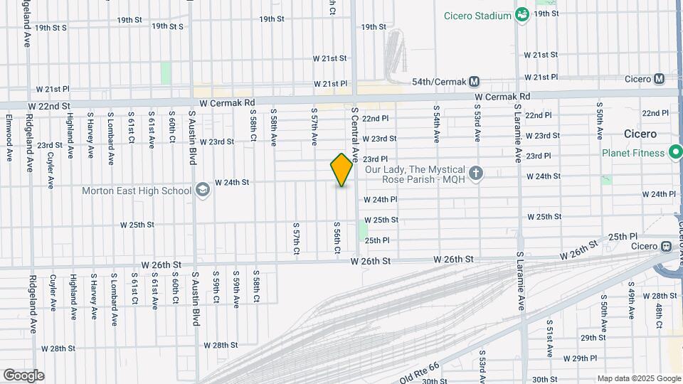 2411 S 56th Ct Map and Location Details