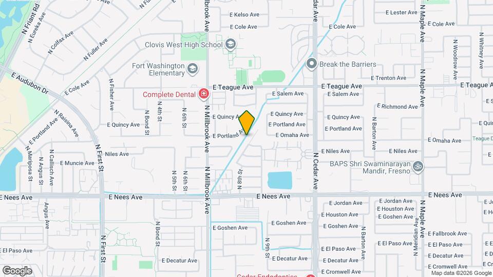 8241 N Yorktown Dr Map and Location Details