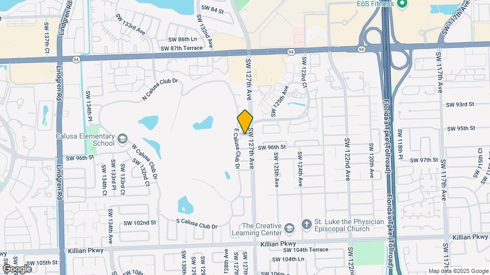 9501 E Calusa Club Dr Map and Location Details