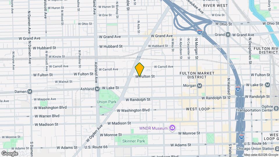 229 N Ada St, Unit 605 Map and Location Details
