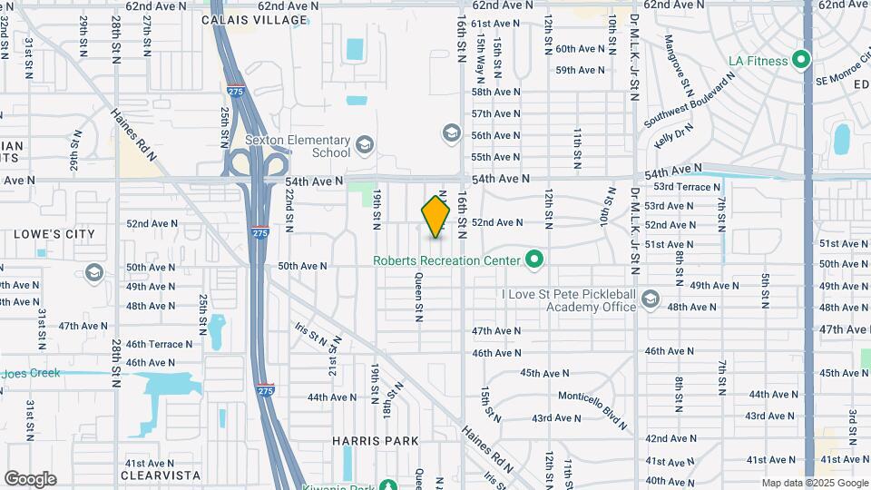 5054 17th St N Map and Location Details